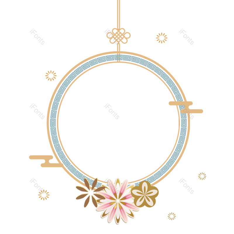 边框图片,花纹元素,传统PNG,喜庆免抠素材