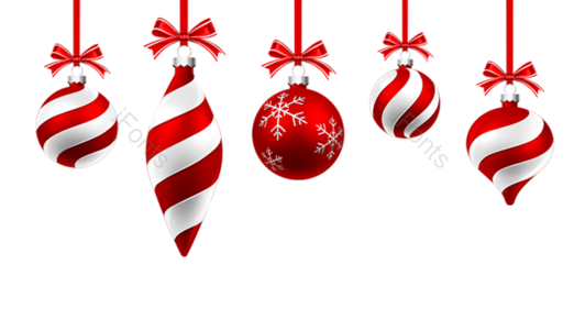 圣诞装饰 红色 装饰 节日 png