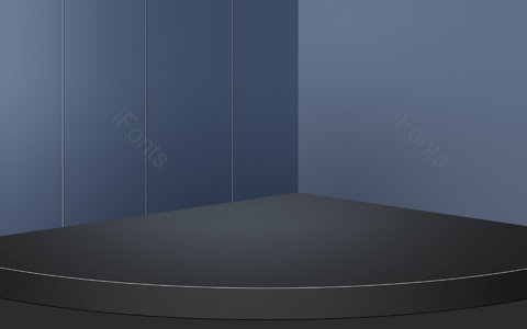 简约 大气 舞台 空间搭建 产品展示