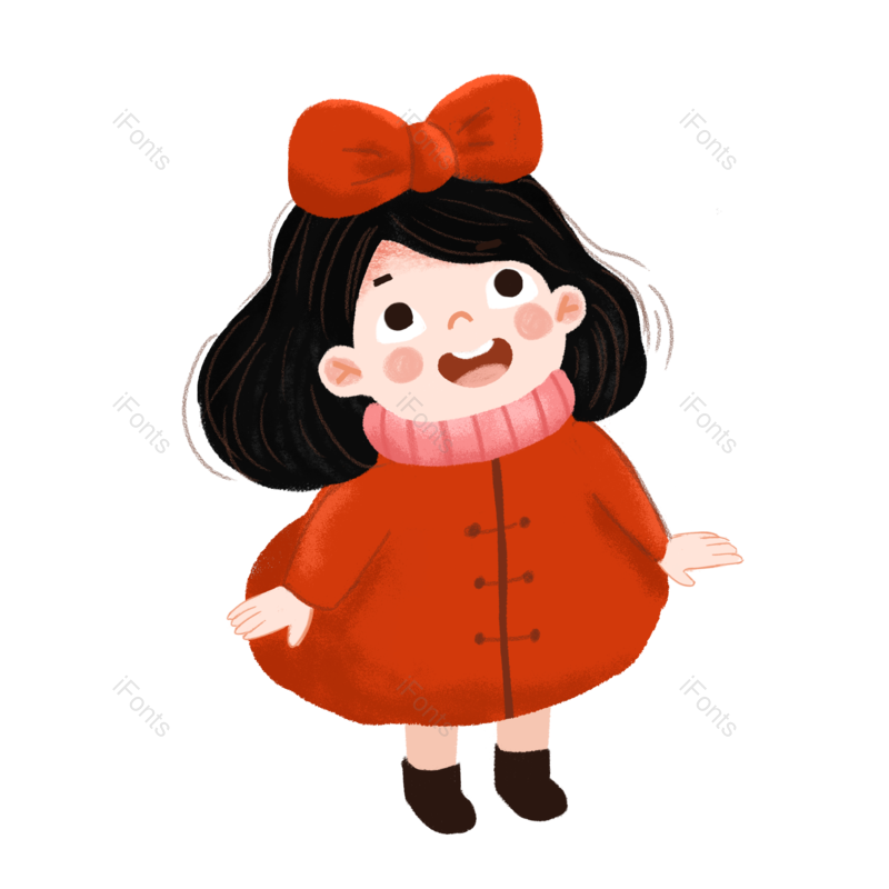 手绘人物图片,卡通人物元素,小人PNG,装饰元素免抠素材