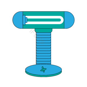 绿色 学习用品 台灯 卡通 灯