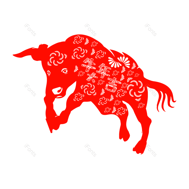 春节图片,剪纸风格元素,新春PNG,新年免抠素材