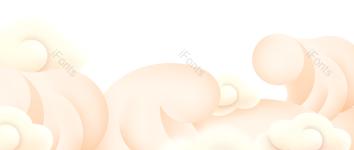 国潮 波浪 浪花 中国风 云朵 云 云雾