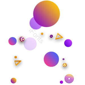 紫色 漂浮 圆球 创意 双12