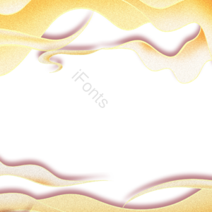 金色 祥云 边框 新年 促销 云纹