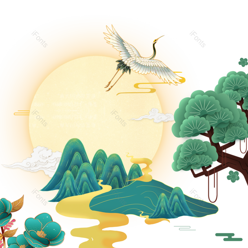 祥云图片,节日元素,中国风PNG,春节免抠素材