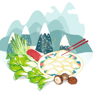 冬至 饺子 冬天 白菜 下雪