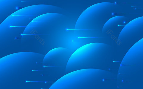 蓝色科技 光束 环绕 线网 科技感 蓝色背景