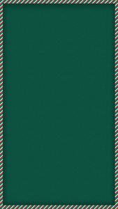 绿色 圣诞节 糖果色边框 背景 卡通