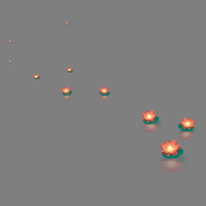 莲花 河灯 古风 清明节 寒衣节