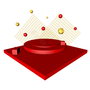 C4D 立体舞台 立体元素 电商 双十二 3d立体插画