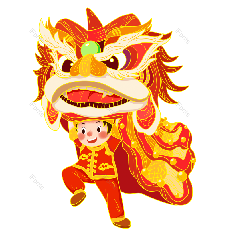 元素图片,卡通元素,春节PNG,除夕免抠素材