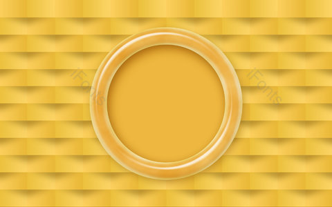 电商背景 简约风 剪纸风 小清新 黄色背景 温馨 PPT背景 618