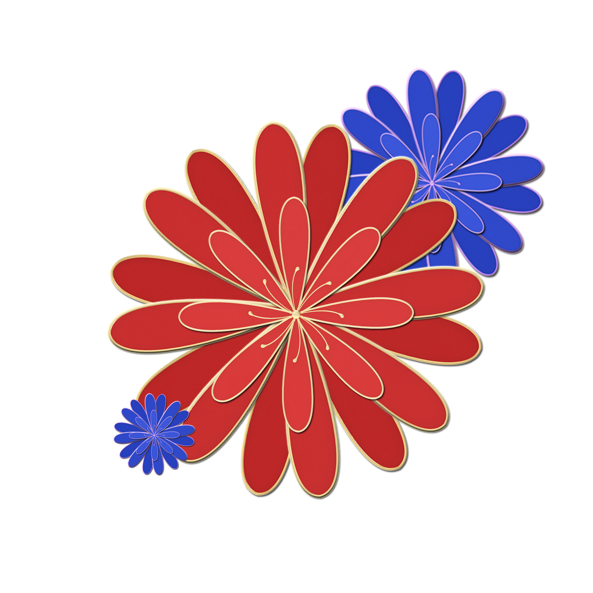 新年红色剪纸花朵素材免抠png图片素材 免费下载 图片编号 861 51ifonts设计助手