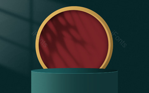 简约 大气 质感 红绿 奢华 复古背景