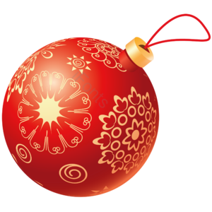 红色 彩球 节日 装饰 圣诞节 元素 素材