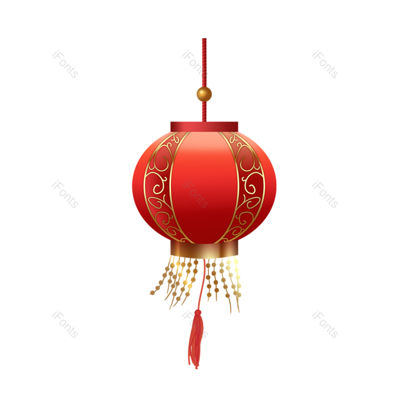 元旦图片,灯笼元素,元宵节PNG,年货节免抠素材