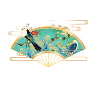 国潮 复古 传统 中国风 鸟 鸟儿 祥云 云