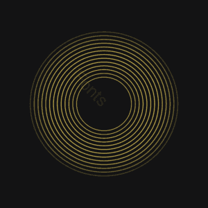 金色 圆形 渐变 线条 装饰