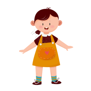 可爱 儿童 小女孩 小孩 清新 卡通