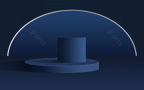 简约 大气 质感 空间搭建 舞台展示 产品展示