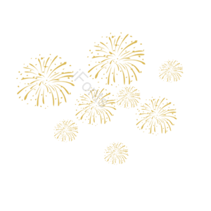 喜庆素材 烟花 透明烟花 春节元素 传统元素 元旦节 元旦 元旦节