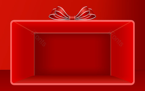 简约 大气 质感 空间展示 礼盒