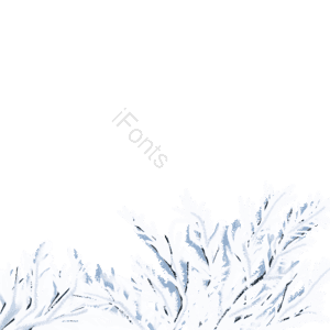 冬季雪景 雪景 雪氛围 雾凇 雪花设计元素 元素