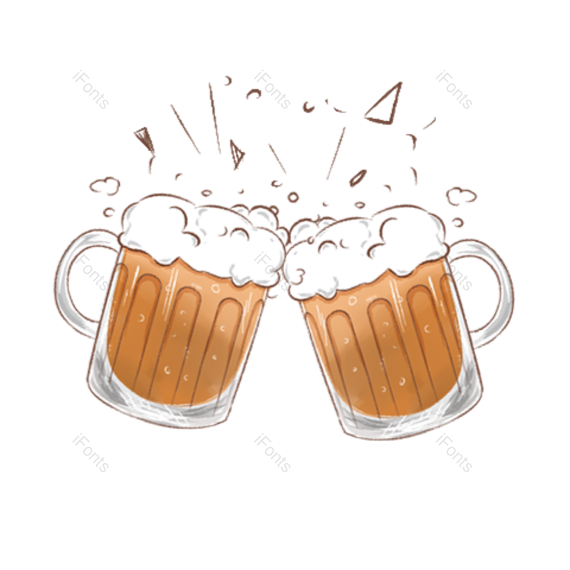 饮料图片,庆祝元素,啤酒PNG,免抠素材