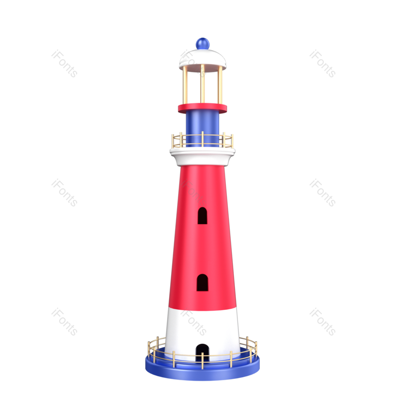 装饰图片,节日元素,元素PNG,灯塔免抠素材