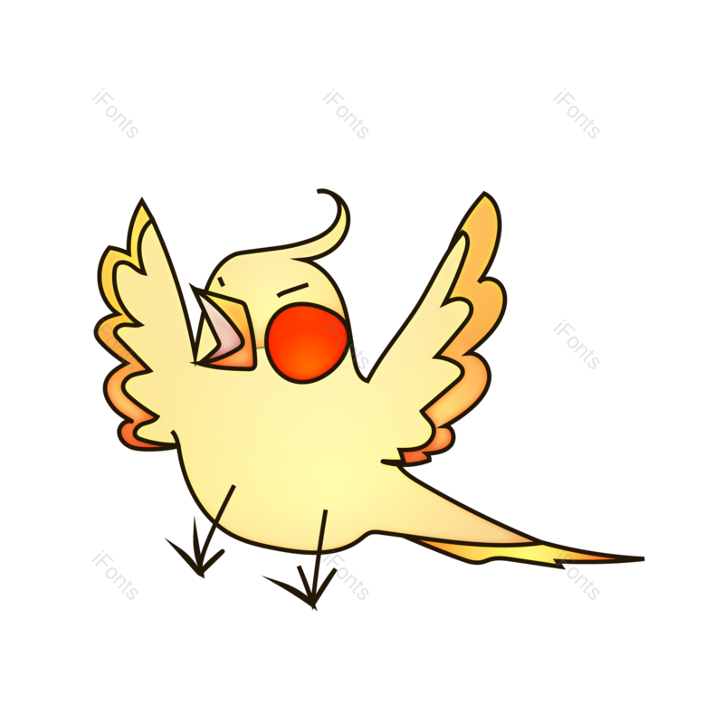 简笔画图片,卡通动物元素,PNG,免抠素材