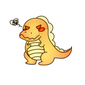 简笔画 卡通动物 AI 免扣元素 龙