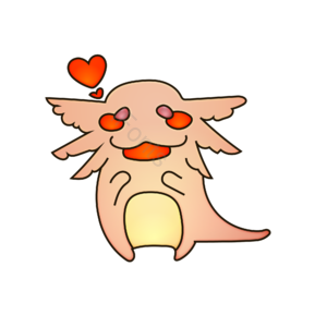 简笔画 卡通动物 AI 免扣元素 娃娃鱼