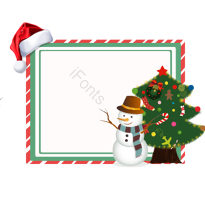 圣诞 圣诞节 圣诞帽 圣诞树 雪人 装饰 背景 节日