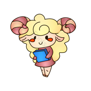 简笔画 卡通动物 AI 免扣元素 羊