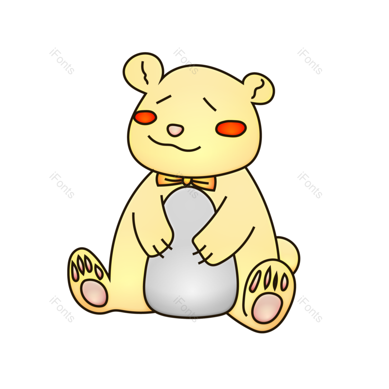 简笔画图片,卡通动物元素,PNG,免抠素材