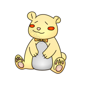 简笔画 卡通动物 AI 免扣元素 熊