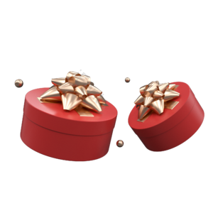 C4D 圣诞礼盒 礼物盒 节日元素 节日装饰 免扣元素 免扣礼盒 圣诞节装饰