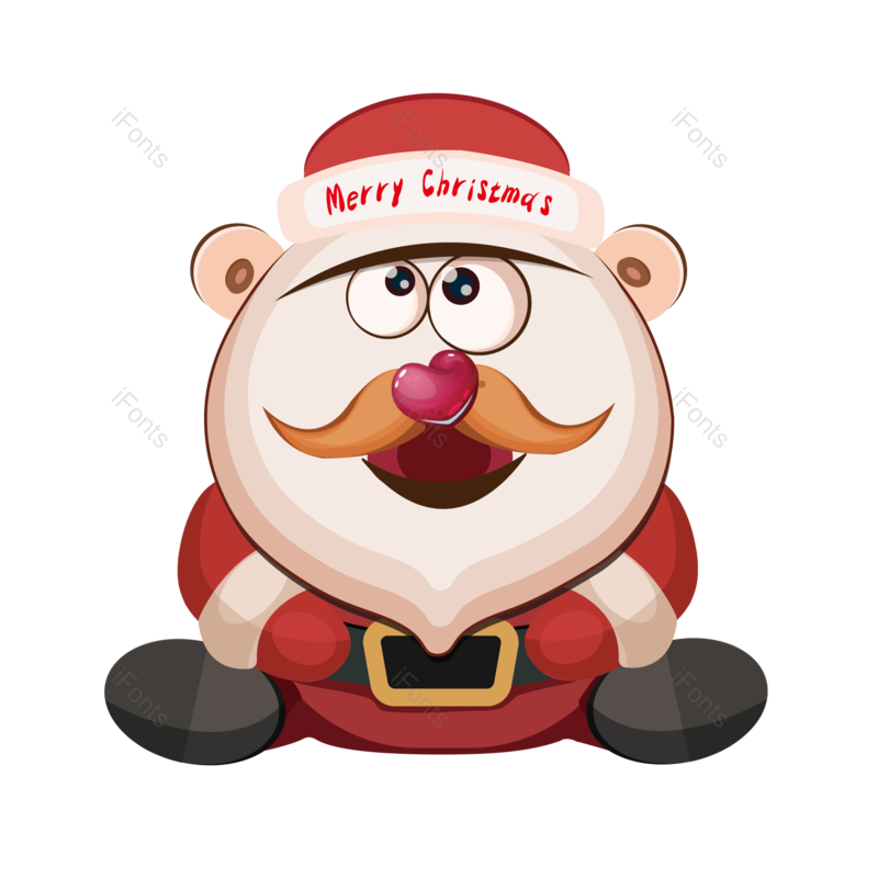 卡通图片,老人元素,圣诞PNG,创意免抠素材