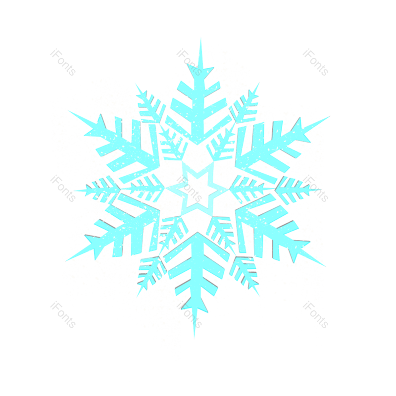 雪景图片,蓝色雪花元素,雪花PNG,下雪免抠素材