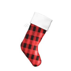 圣诞节 节日 圣诞袜 装饰 元素