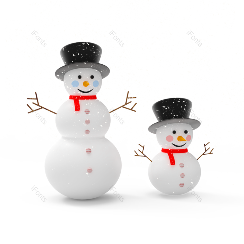 雪地图片,雪花元素,下雪PNG,雪人免抠素材