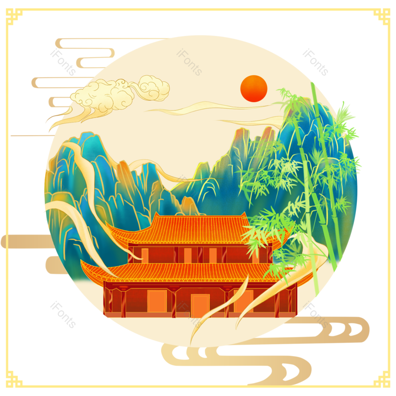 树枝图片,古风元素,PNG,免抠素材