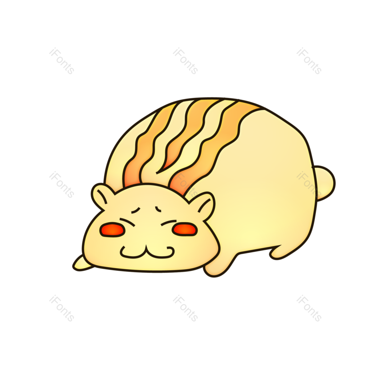 简笔画图片,卡通动物元素,PNG,免抠素材