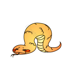 简笔画 卡通动物 AI 免扣元素 蛇