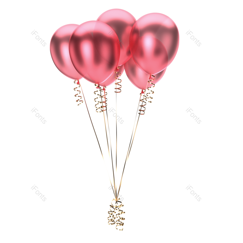 装饰图片,节日元素,元素PNG,气球免抠素材