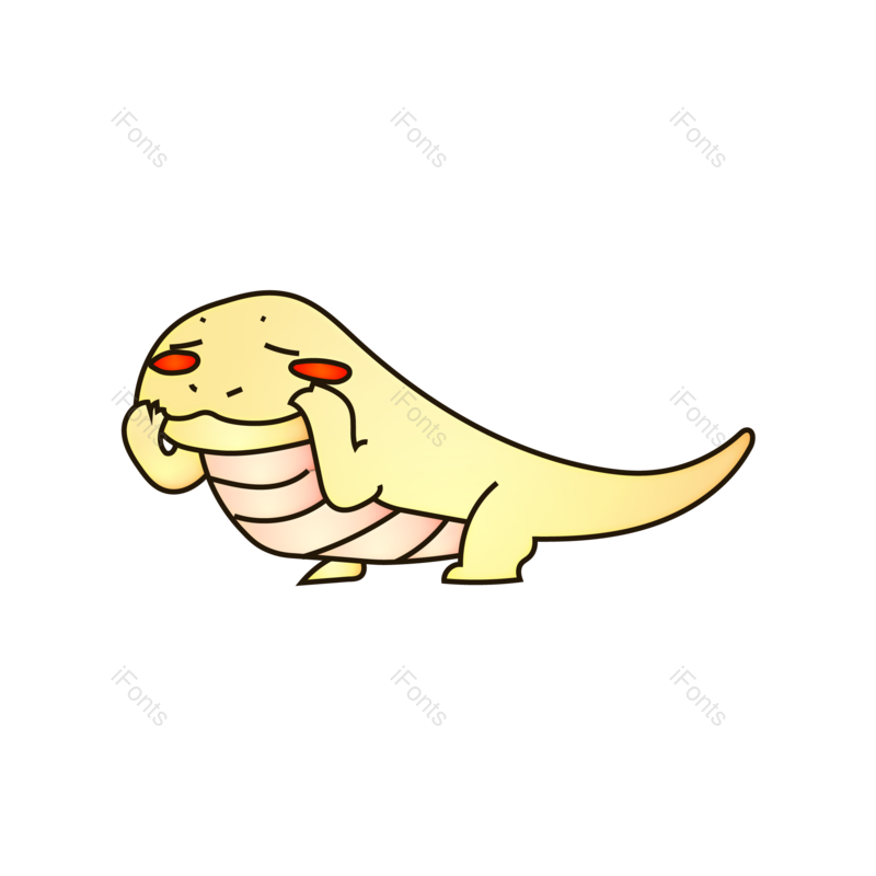 简笔画图片,卡通动物元素,PNG,免抠素材