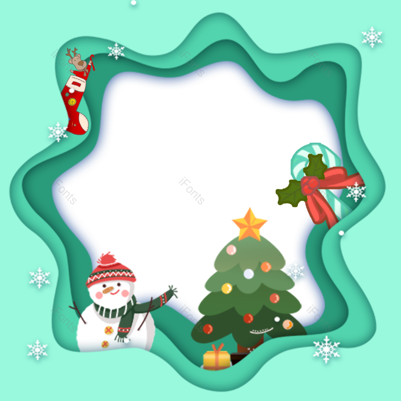 装饰图片,卡通元素,袜子PNG,圣诞老人免抠素材