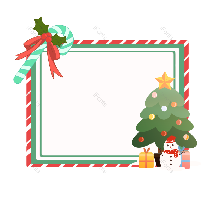 装饰图片,圣诞老人元素,装饰框PNG,圣诞免抠素材