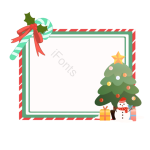 圣诞 圣诞节 平安夜 圣诞树 棒糖 背景 装饰 装饰框